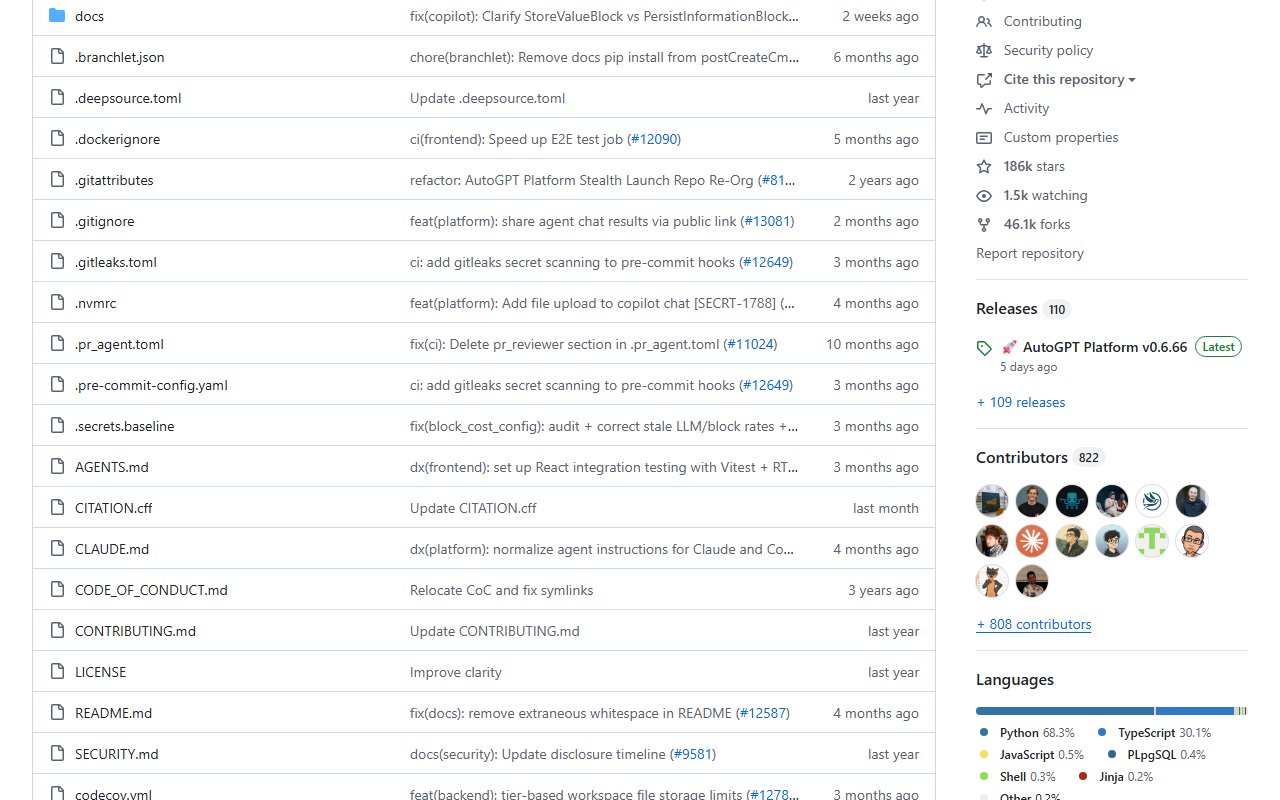 AutoGPT screenshot 3