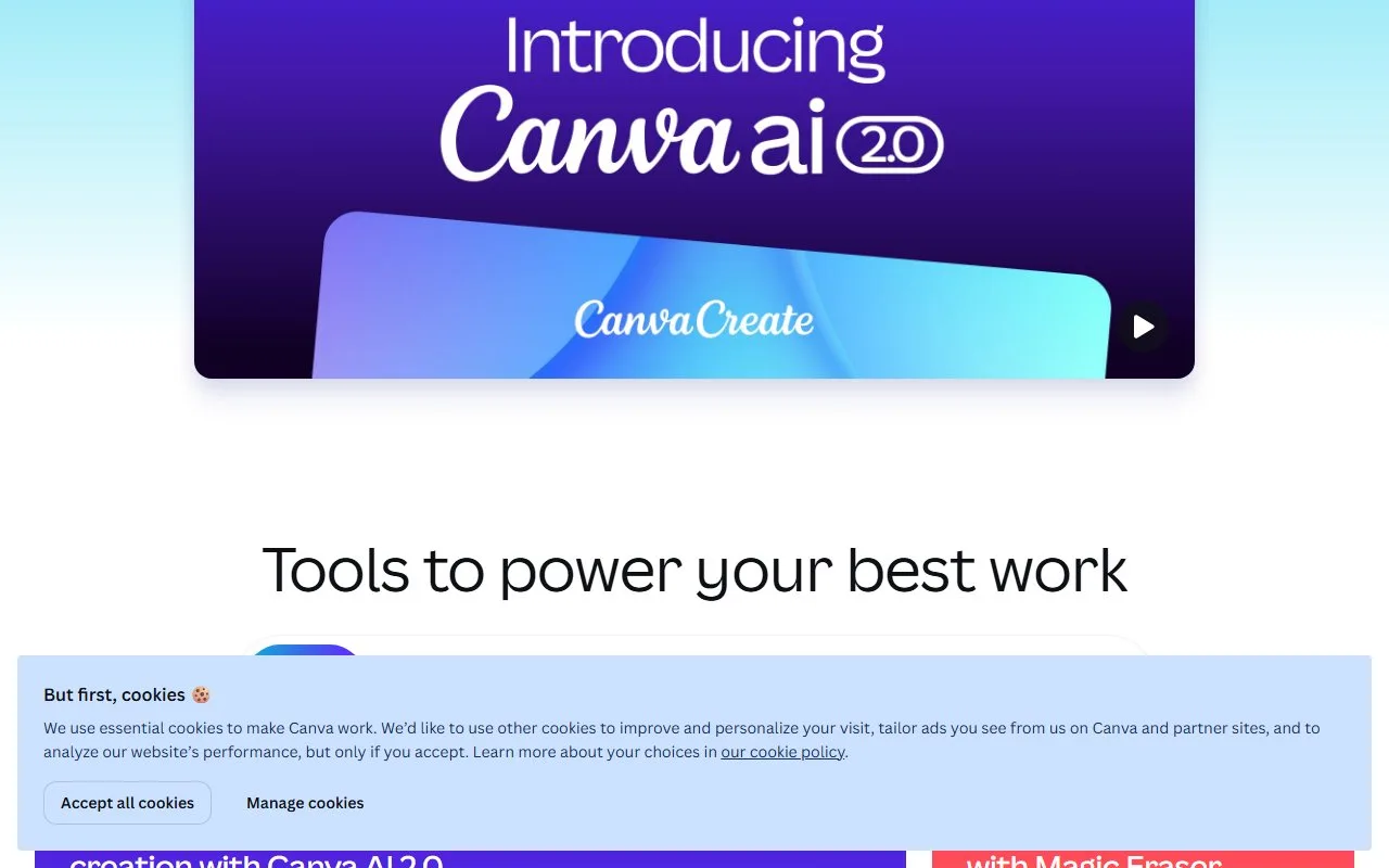 Canva AI screenshot 2