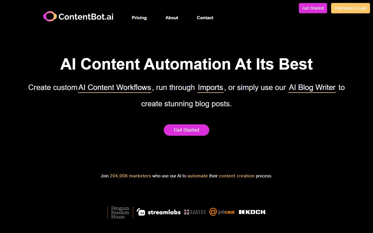 ContentBot screenshot 1