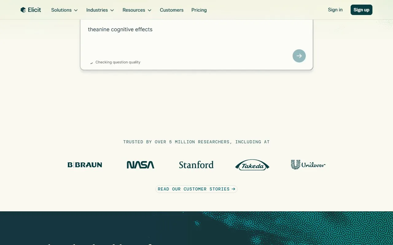 Elicit screenshot 2
