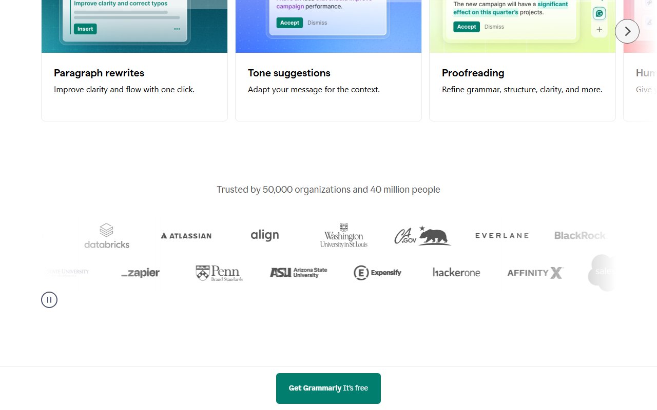 Grammarly AI screenshot 3