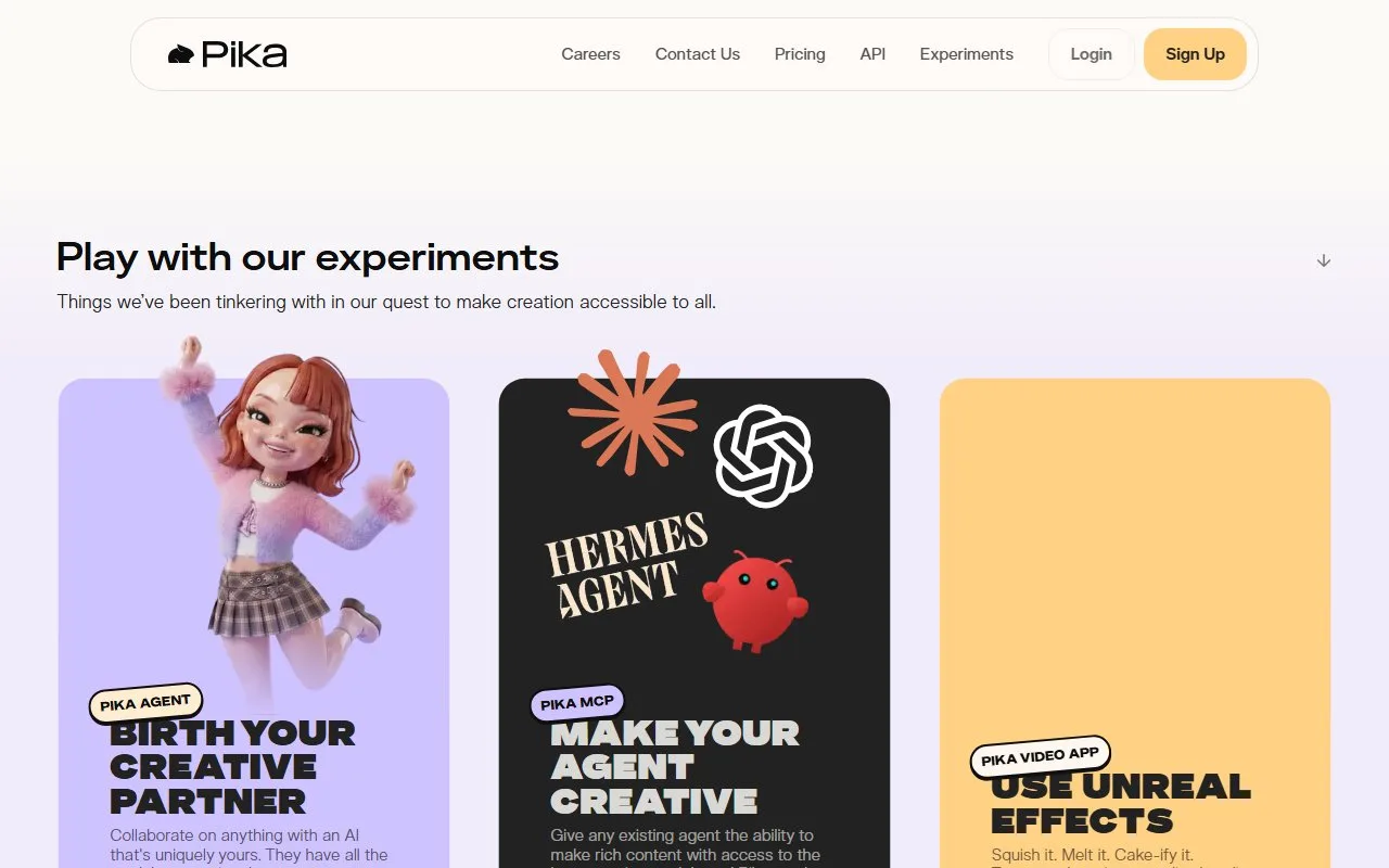 Pika Labs screenshot 2