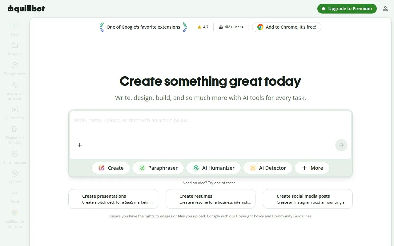 QuillBot screenshot 2