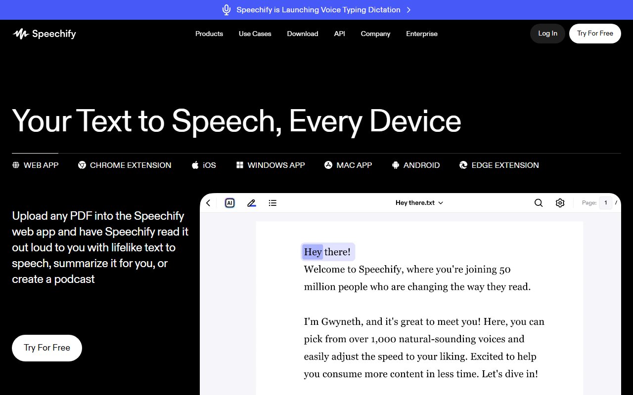 Speechify screenshot 3