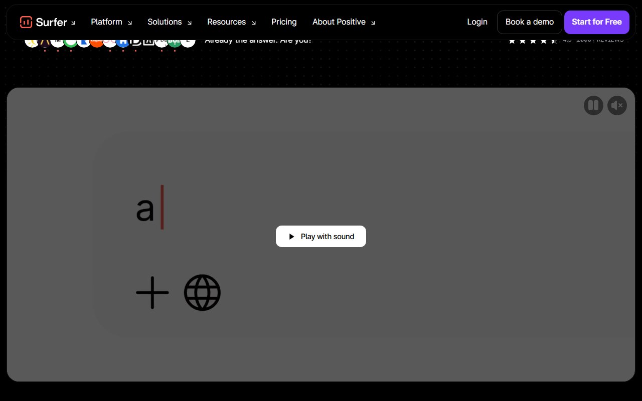 Surfer SEO screenshot 3